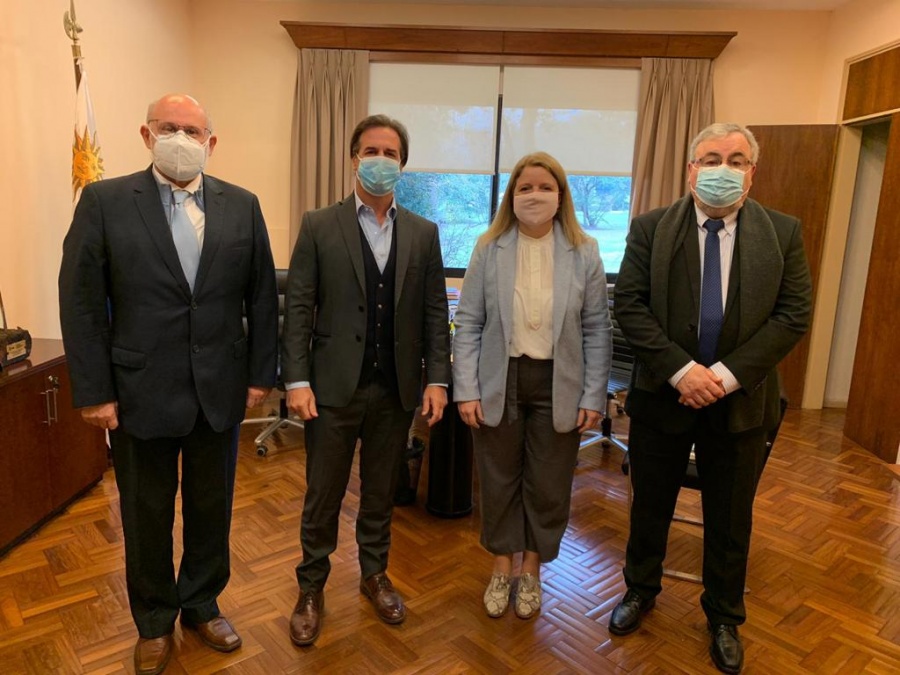 Reuni&oacute;n con el Presidente de la Republica Dr. Luis Lacalle Pou